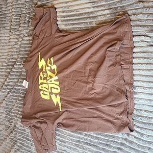 Cap' N Jazz emo punk band shirt. Brown. Size Large